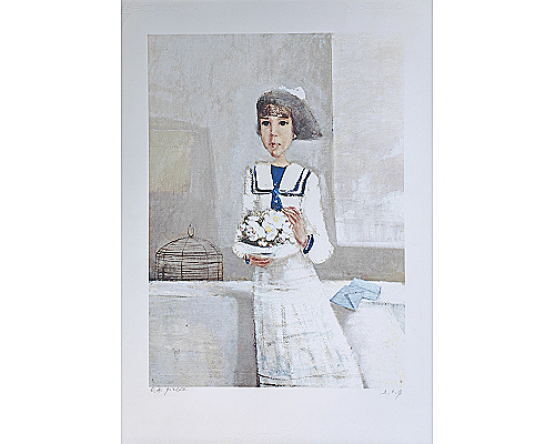 Djevojčica sa krletkom i pismima