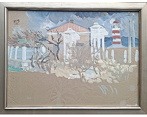 Krajolik sa svetionikom